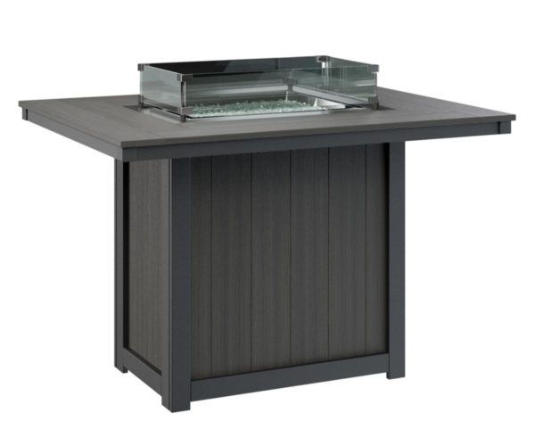 Donoma Rectangular Counter Fire Table