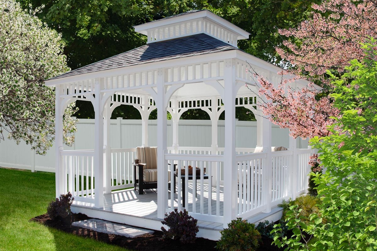 Vinyl Rectandular Gazebo