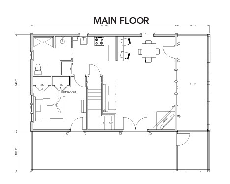 Weaver Timber Lodge Home Diagram