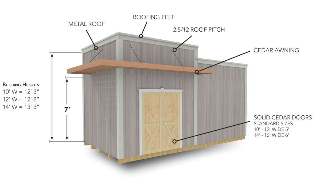 Weaver Barn Shed Easton Diagram