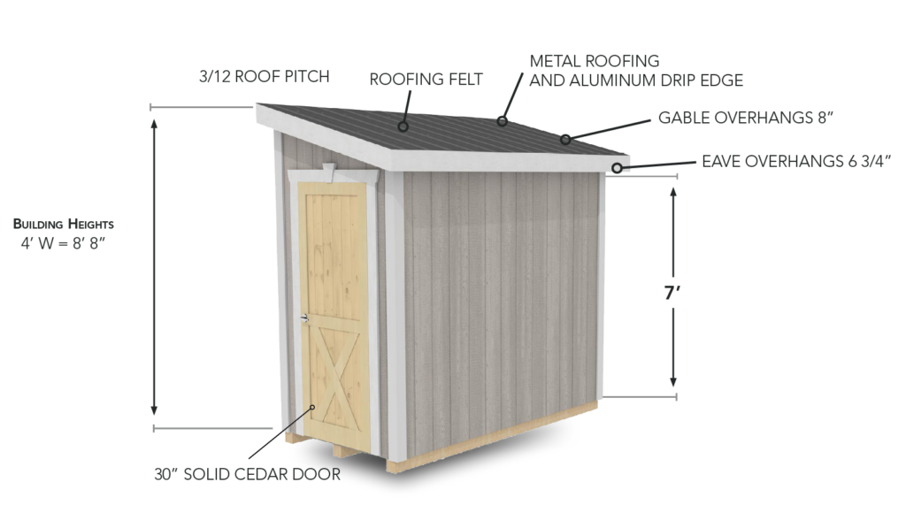 Weaver Barn Shed Shed Addition Diagram