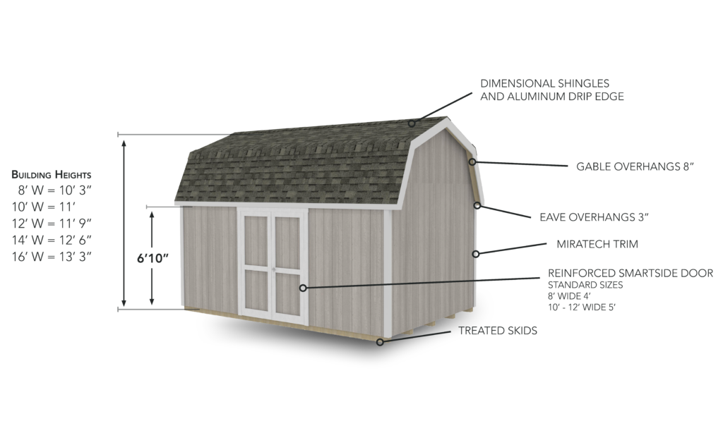 Weaver Barn Shed New Haven Diagram