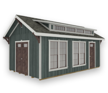 Weaver Barn Shed Craftsman Diagram